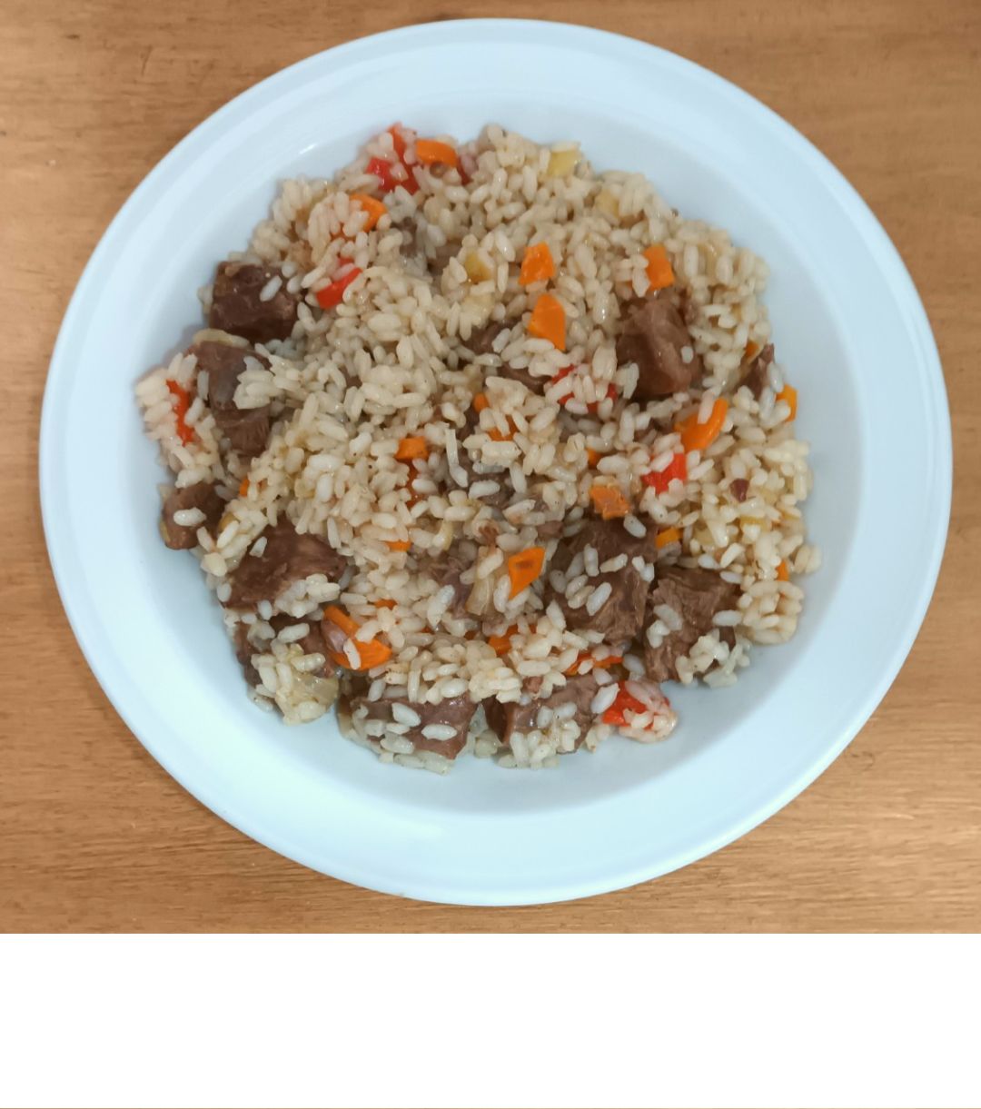 Arroz bomba con ternera - ensupuntoadomicilio