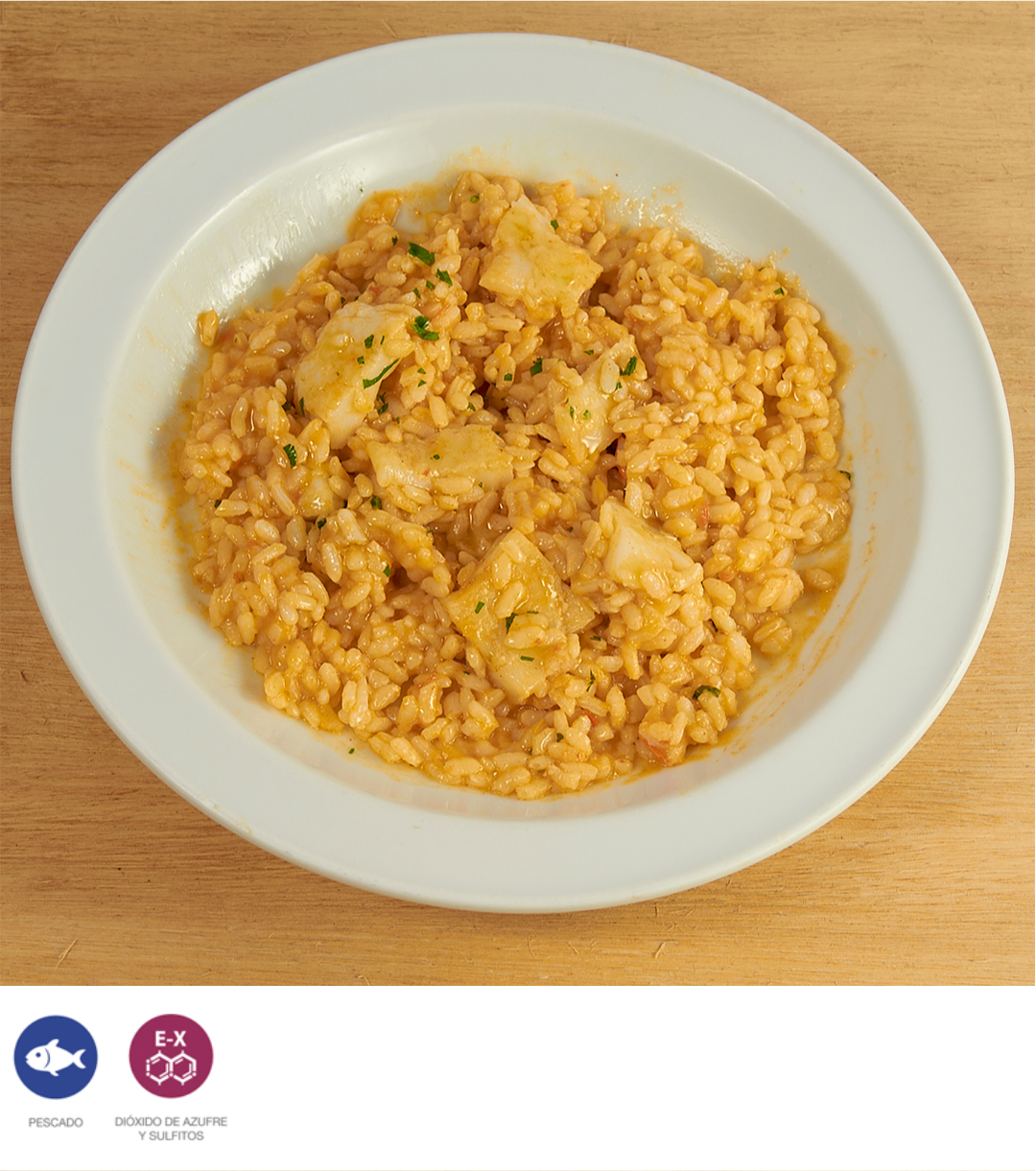 Arroz meloso con bacalao - ensupuntoadomicilio