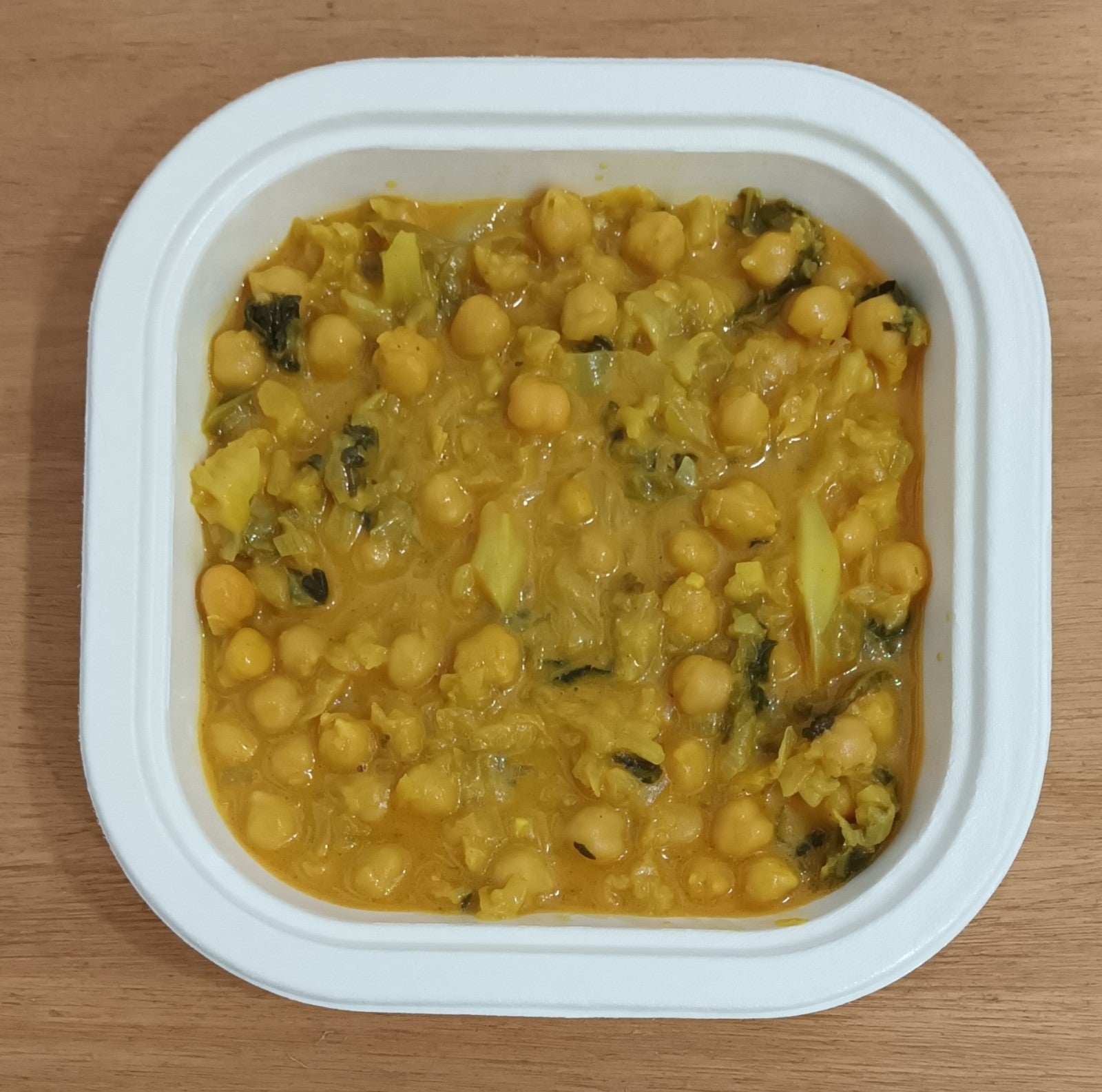 Garbanzos con repollo al curry - ensupuntoadomicilio