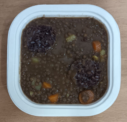 Lentejas con morcilla de arroz - ensupuntoadomicilio