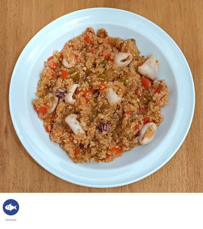 Quinoa con chipirones - ensupuntoadomicilio