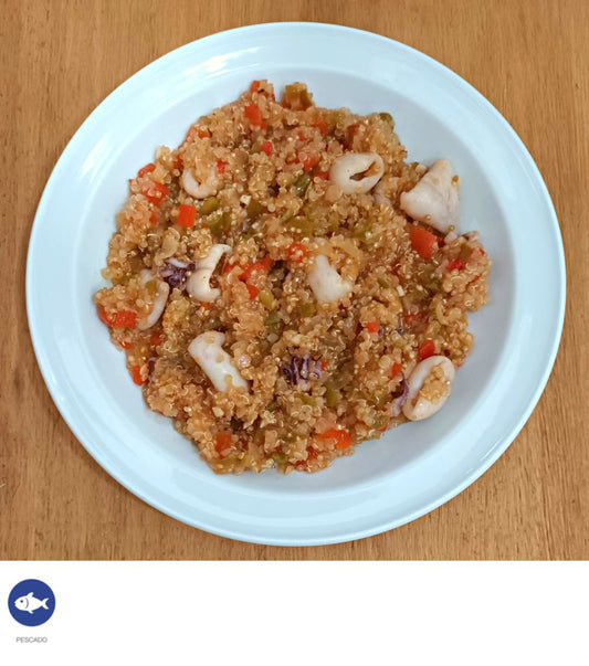 Quinoa con chipirones - ensupuntoadomicilio