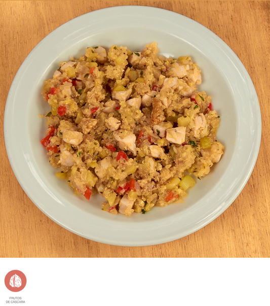 Quinoa con pollo y verduras - ensupuntoadomicilio